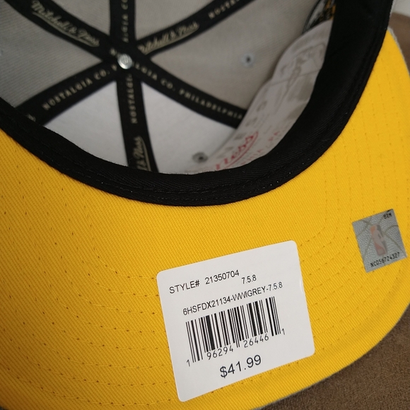 7 5/8 Mitchell and Ness Washington Wizards DC ALL STAR 2001 Fitted Hat NBA - Picture 6 of 9